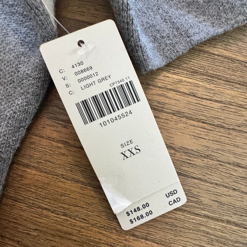Anthropologie Nina Short-Sleeve Mock-Neck Mod Sweater Mini Dress - Size XXS - Picture 3 of 8